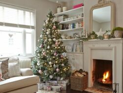 Living Room With Christmas Tree