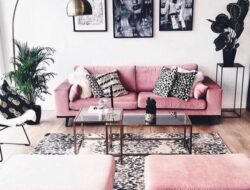 Pink Living Room Set