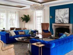 Royal Blue Sofa Living Room Ideas