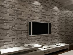 Stone Wall Design For Living Room