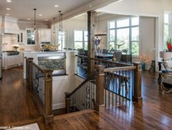 Stairs Between Kitchen And Living Room