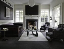 Dark Carpet Living Room