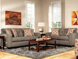 Burnt Orange Living Room Set