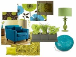 Lime Green And Blue Living Room Ideas