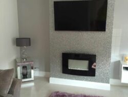 Glitter Wallpaper Living Room Ideas