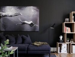 Dark Color Living Room