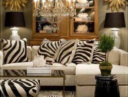 Animal Print Living Room Set