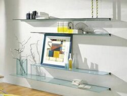 Glass Wall Shelves For Living Room