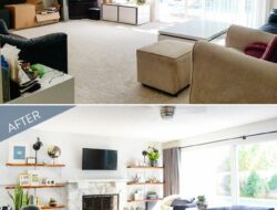 Living Room Makeovers Before And After