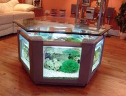 Fish Tank Living Room Table
