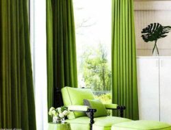 Green Valances For Living Room