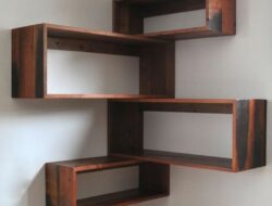 Living Room Corner Shelf Design