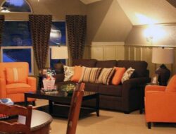 Burnt Orange And Brown Living Room Ideas