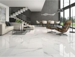 Marble Floor Living Room