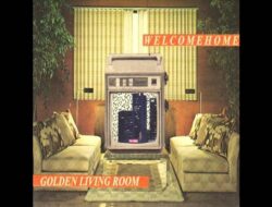 Golden Living Room Welcome Home