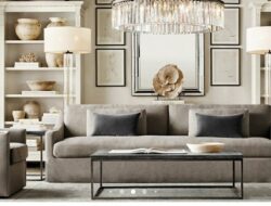 Restoration Hardware Inspired Living Room