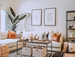 Simple Living Room With Plants