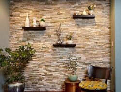 Stone Accent Wall Living Room