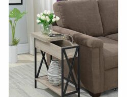 Grey Living Room End Tables
