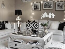 Gray And White Living Room Pinterest