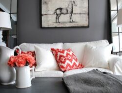 Dark Grey Living Room Paint