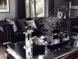 Black Living Room Table