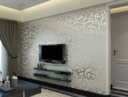 Wallpaper Accent Wall Living Room