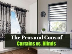 Living Room Blinds Vs Curtains