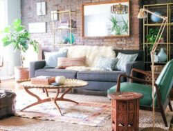 Brick Wall Living Room Decor