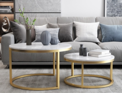 Grey Living Room Table Set