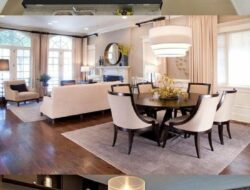 Living Room With Dining Room Decorating Ideas
