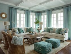 Aqua Living Room Decorating Ideas