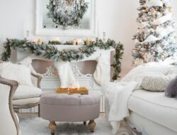 White Christmas Living Room