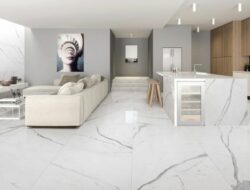 Statuario Marble Living Room