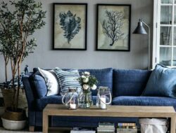Dark Blue Sofa Living Room Ideas