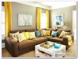 Brown And Beige Living Room Walls