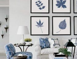Blue Wall Decor For Living Room