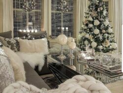 Living Room Cozy Christmas Decorations