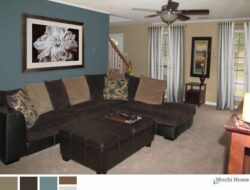 Brown And Teal Living Room Pictures