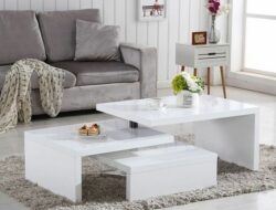 Living Room White Coffee Table