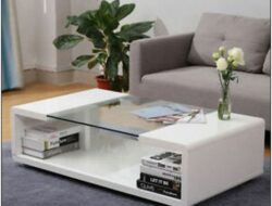 Glass Center Table Design For Living Room