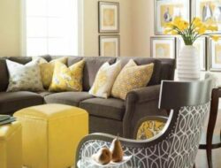 Brown And Yellow Living Room Decor
