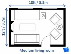 Normal Size Of Living Room