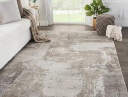 Taupe Living Room Rug