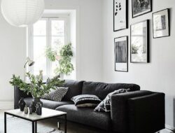 Living Room Black And White Design