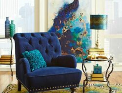 Peacock Color Living Room Ideas