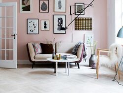 Pink Living Room Walls