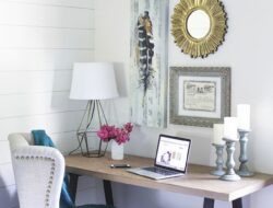 Desk In Bedroom Or Living Room
