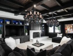 Luxury Black And White Living Room
